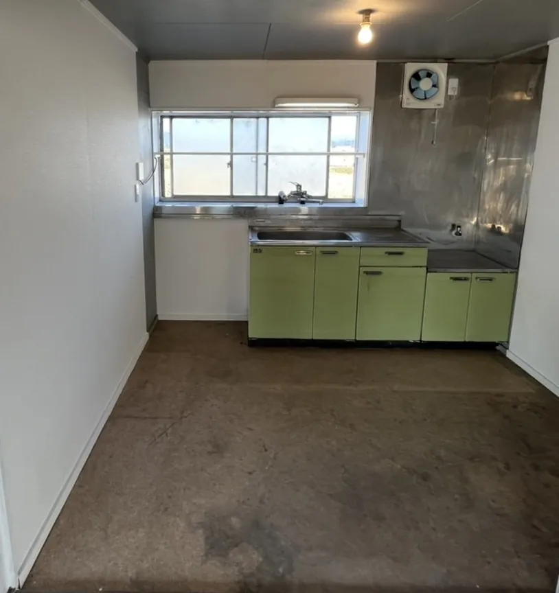 キッチンの施工前の様子 キッチンの施工前の様子