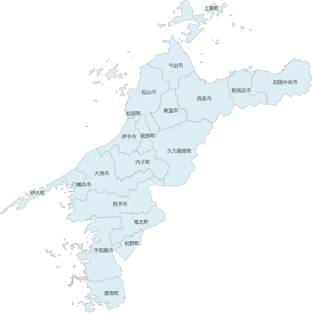 出張対応エリア（愛媛）