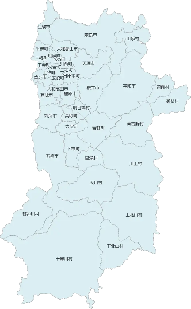 出張対応エリア(奈良)